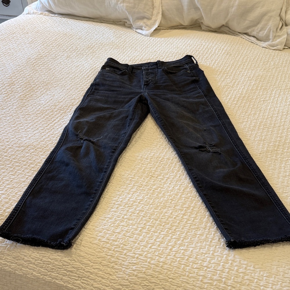 7 For All Mankind Women's Black High Rise Jeans